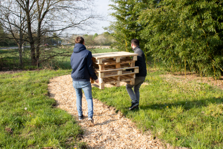 Insektenhotel Bau 02